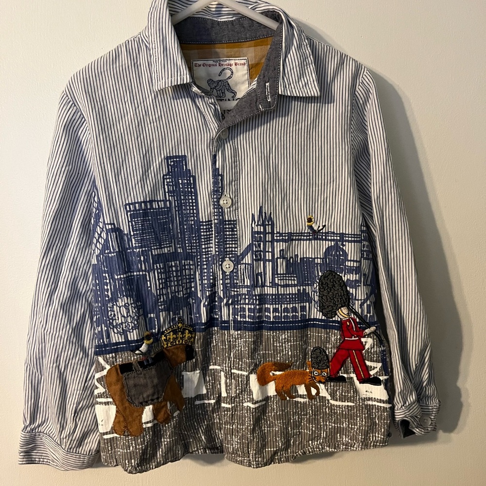 Boys Monsoon Notting Hill Village button up shirt